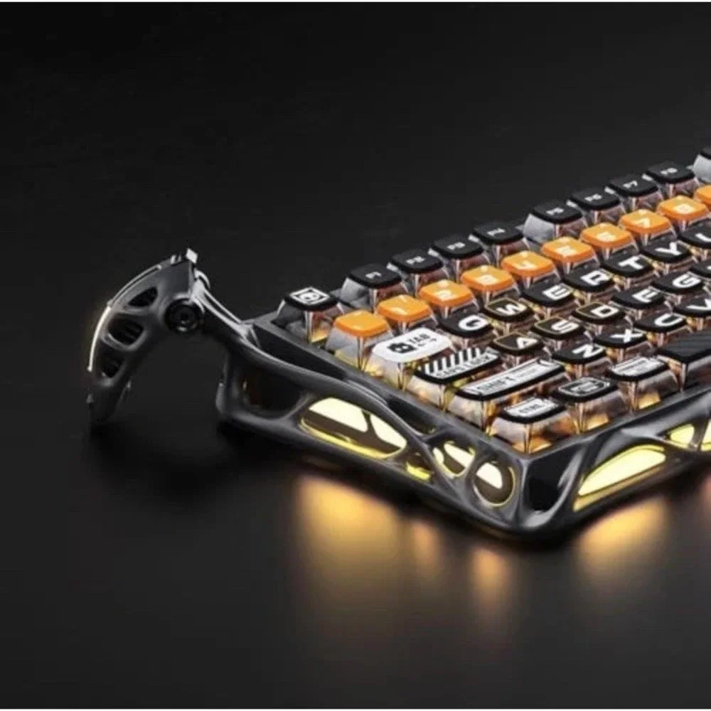 Mercury K1‎ Pro Wireless Gaming Keyboard, Aluminum Alloy, 75% Layout CyberFlare
